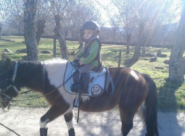primer paseo a caballo